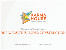 Tablet Screenshot of karmahousejordan.com